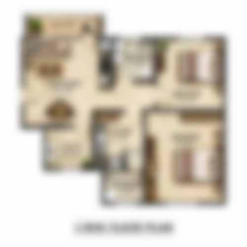 2 BHK Floor Plan